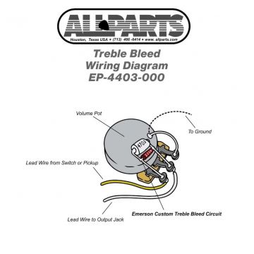 Emerson Custom Treble Bleed Circuit - Volume Mod