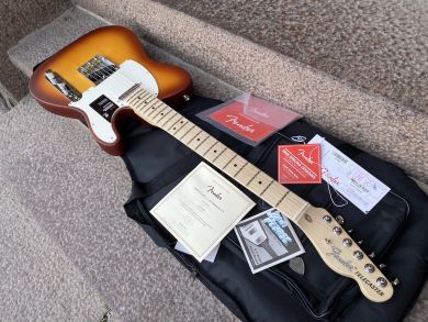 FENDER LIMITED EDITION AMERICAN PERFORMER TIMBER TELECASTER, Honey Burst (Spruce Body)