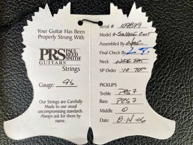 PRS SINGLECUT 22, 10 TOP 2006