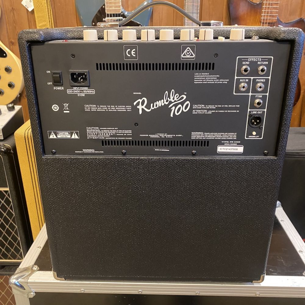 Fender rumble 100 on sale bass amp price