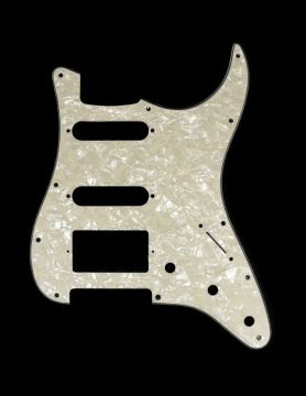 Parchment Pearloid SSH 3-Ply Pickguard for Stratocaster