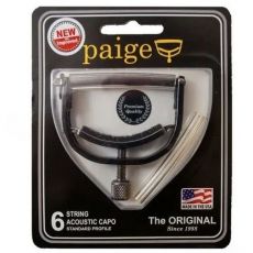 PAIGE P-6E ORIGINAL GUITAR CAPO, Ebony, 16" Oulu