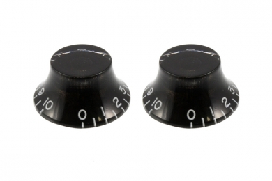 Black Bell Knob Pair