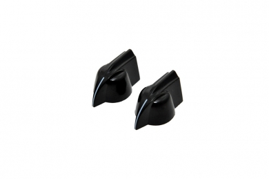 Black Pointer Knob Pair