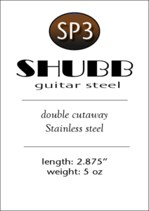 SHUBB SP3 GUITAR STEEL