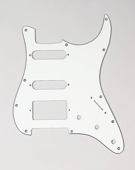 Stratocaster humbucker HSS guitar pickguard 3ply parchment